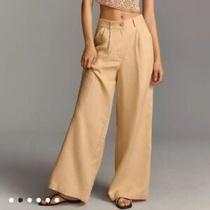 Anthropologie Faithful Circa Linen Pants